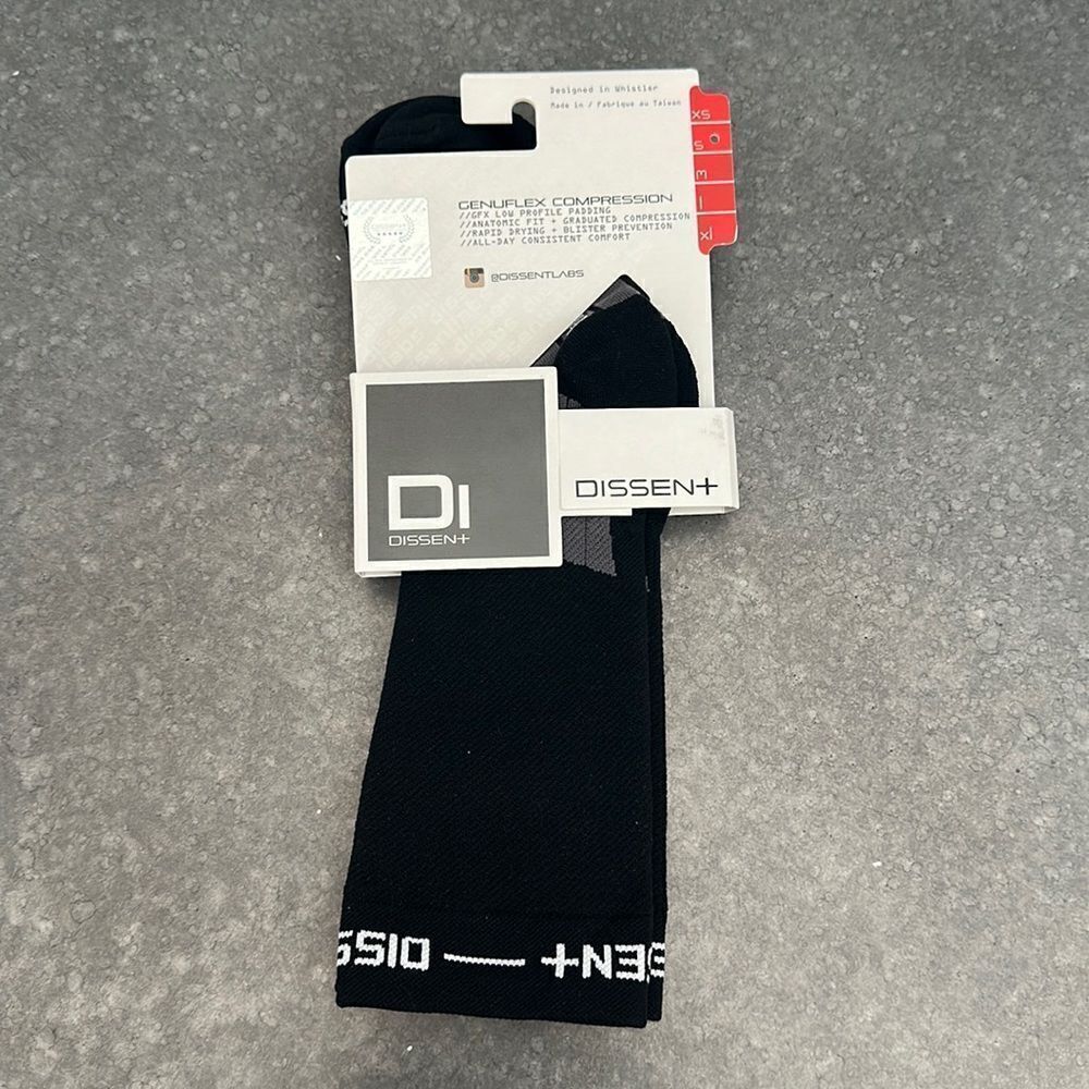 🆕 Dissent Labs Genuflex Compression Crew Socks - Picture 5 of 11